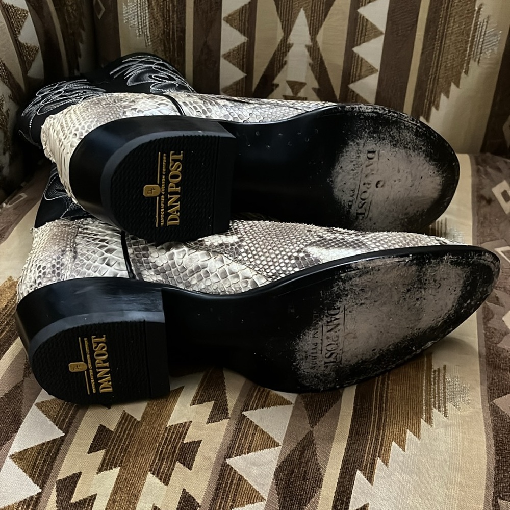 Dan Post python cowboy boots - image 8